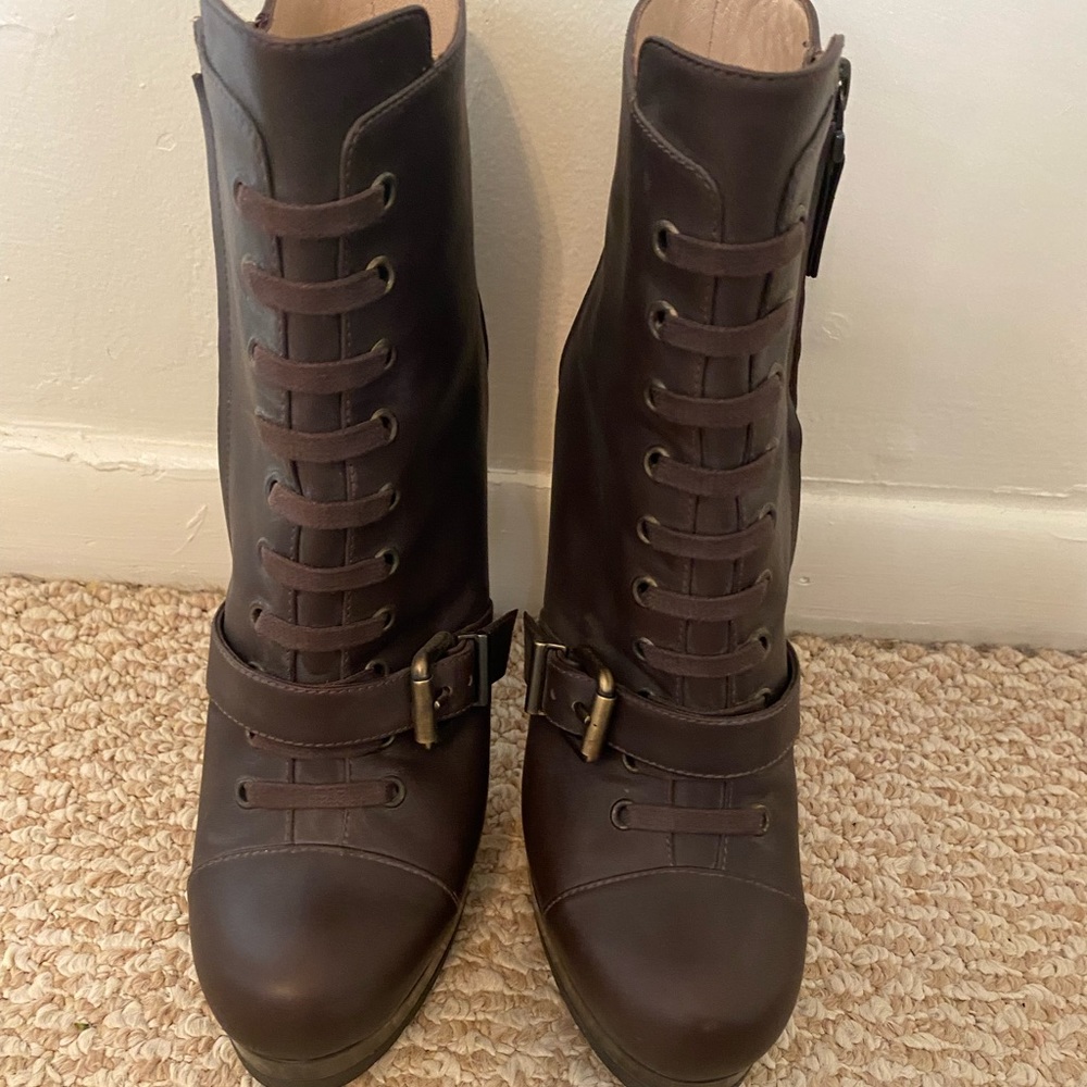 Fendi military boots